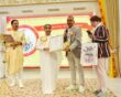BK Santosh Didi (Spiritual Leader) St. Petersburg Russia gets honoured by the World Record of Excellence, England